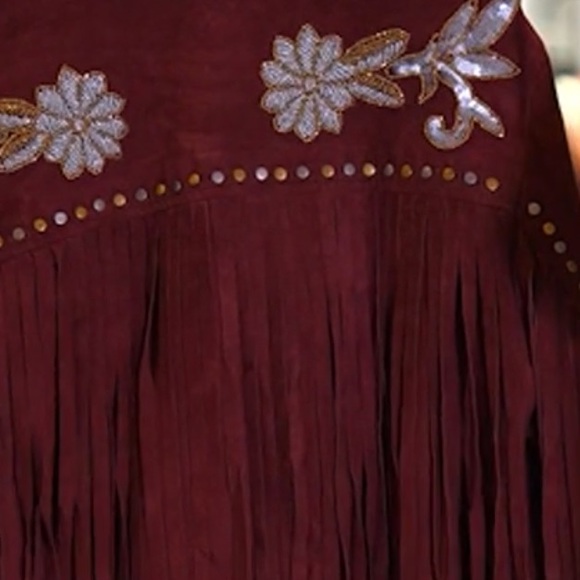 EXTRA PICTURES Embroidered Fringe Jacket - Picture 8 of 13
